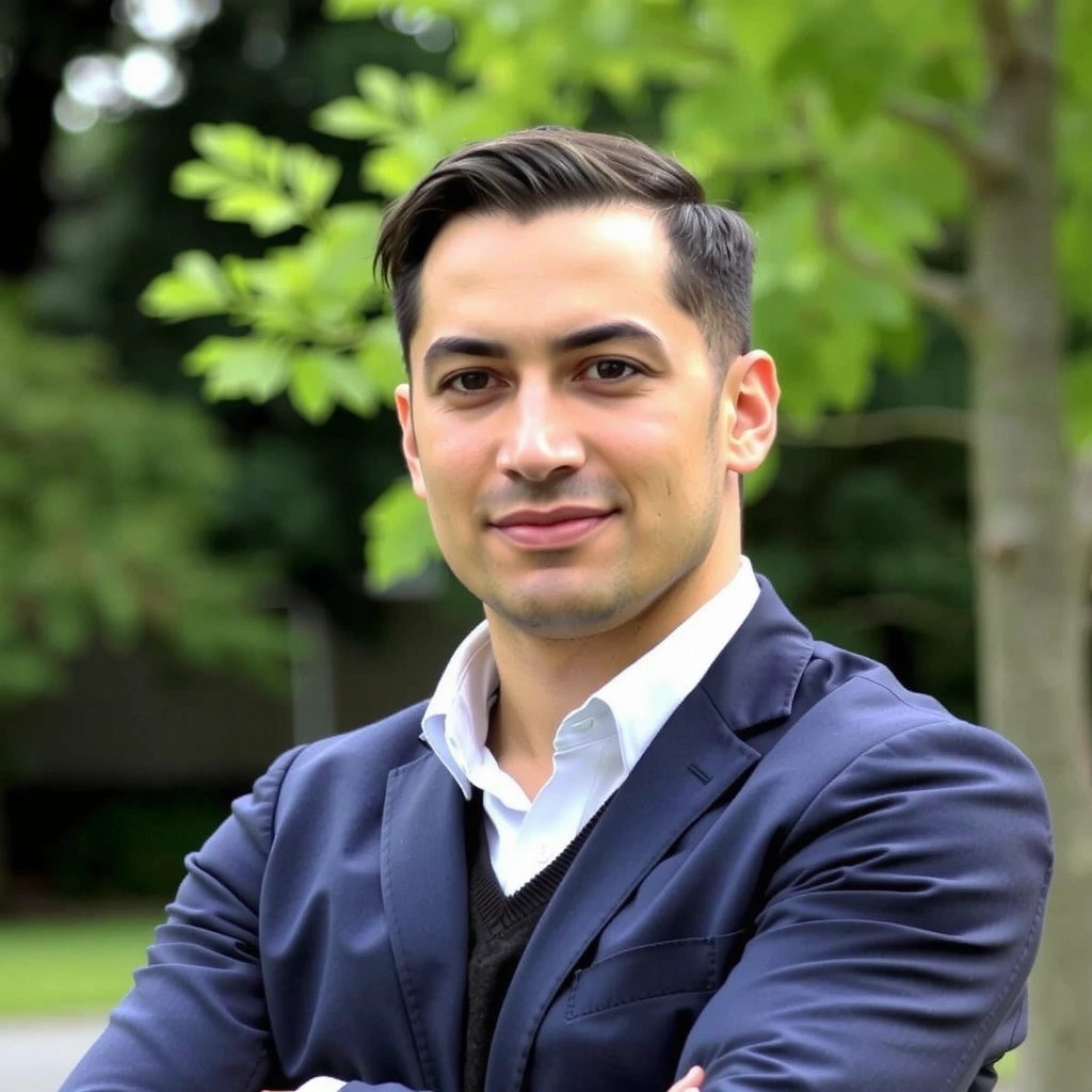 Portrait of Marcus Thorne, Head of Sustainability